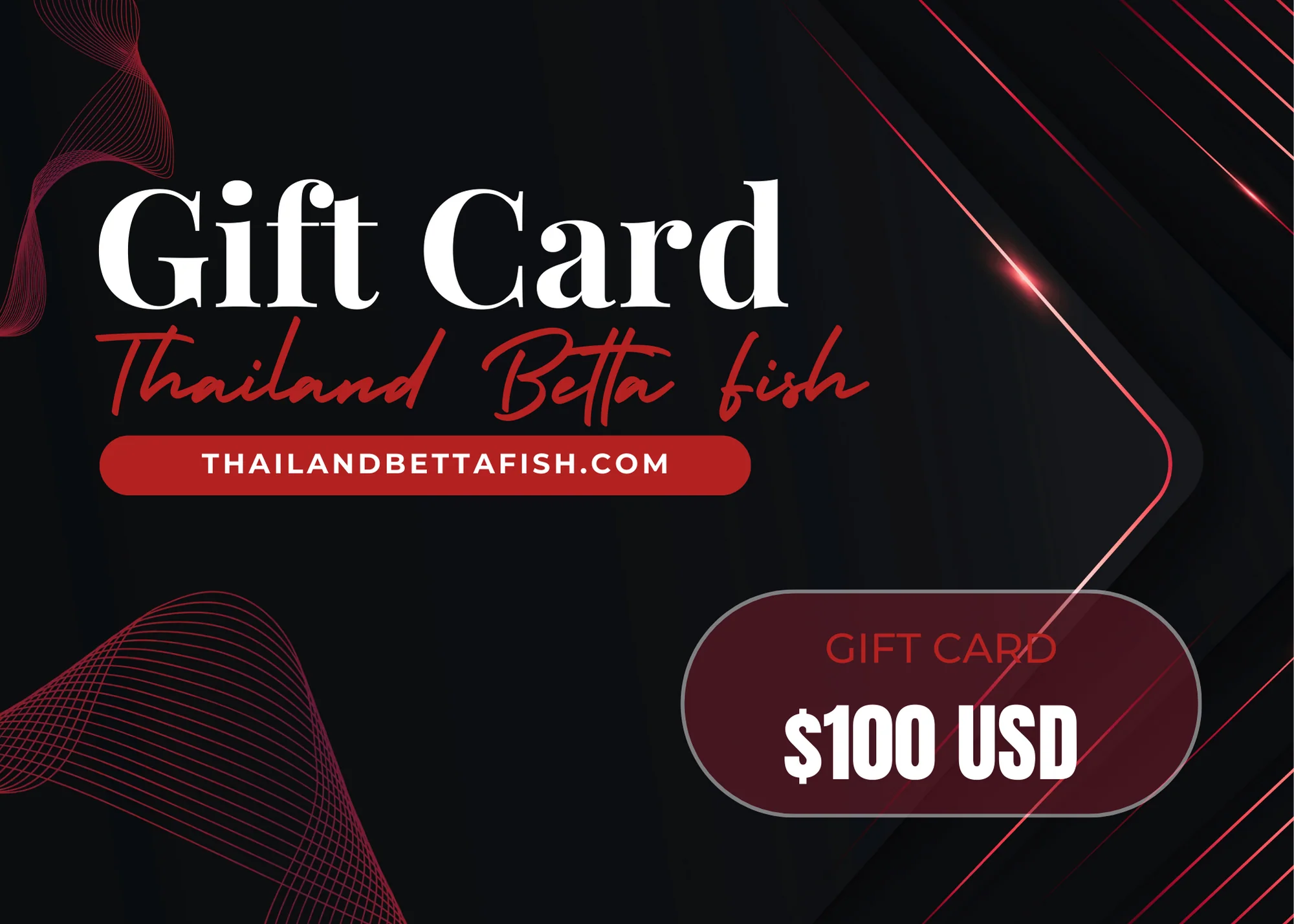 Thailand Betta Fish Gift Card - Image 3
